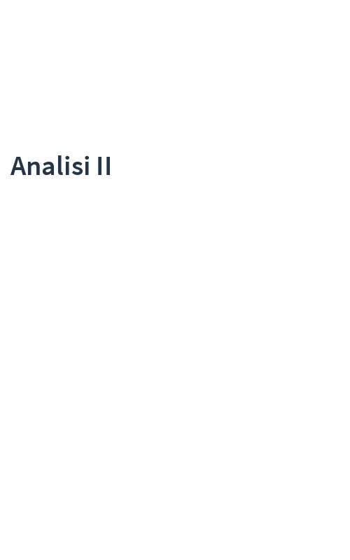 Analisi II