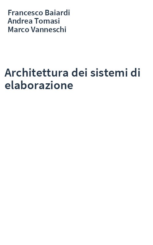 Architettura dei sistemi di elaborazione
