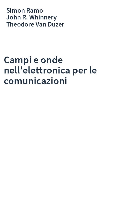 Campi e onde nell'elettronica per le comunicazioni