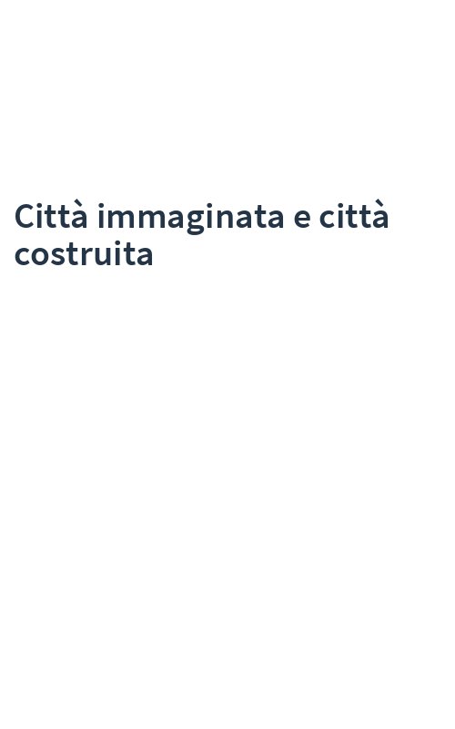 Città immaginata e città costruita