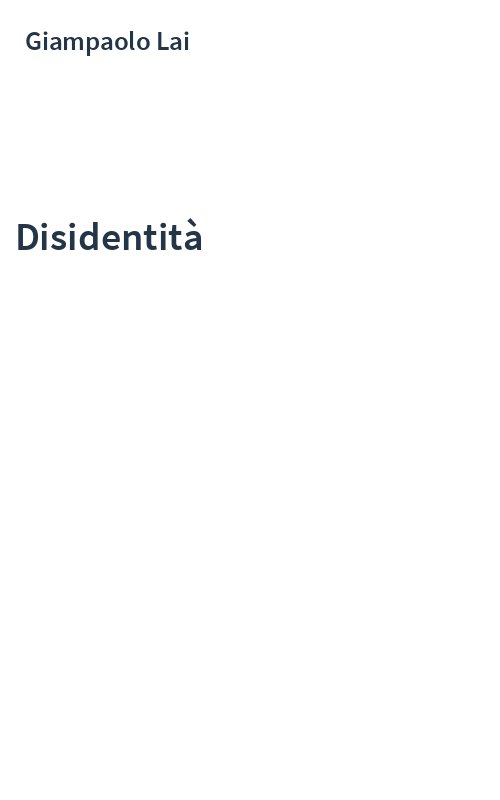 Disidentità