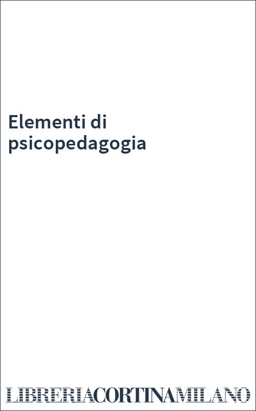 Elementi di psicopedagogia