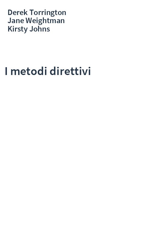 I metodi direttivi