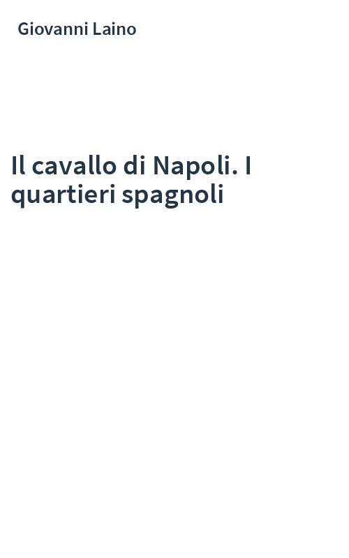 Il cavallo di Napoli. I quartieri spagnoli
