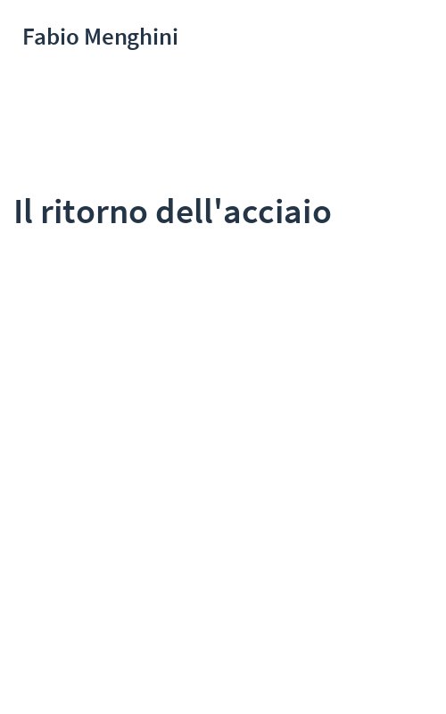 Il ritorno dell'acciaio
