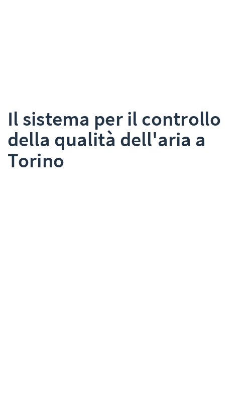 Il sistema per il controllo della qualità dell'aria a Torino