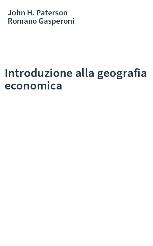 Introduzione alla geografia economica