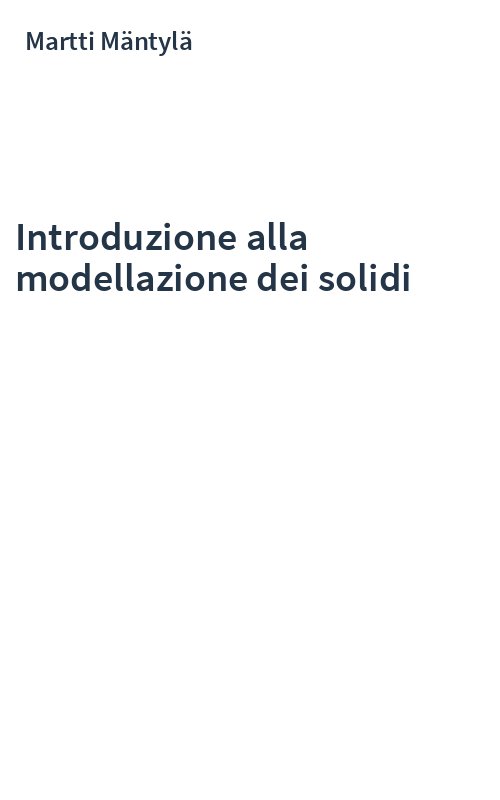 Introduzione alla modellazione dei solidi