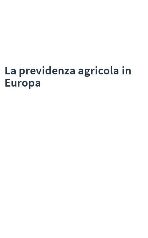 La previdenza agricola in Europa