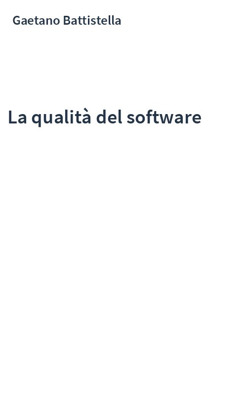 La qualità del software