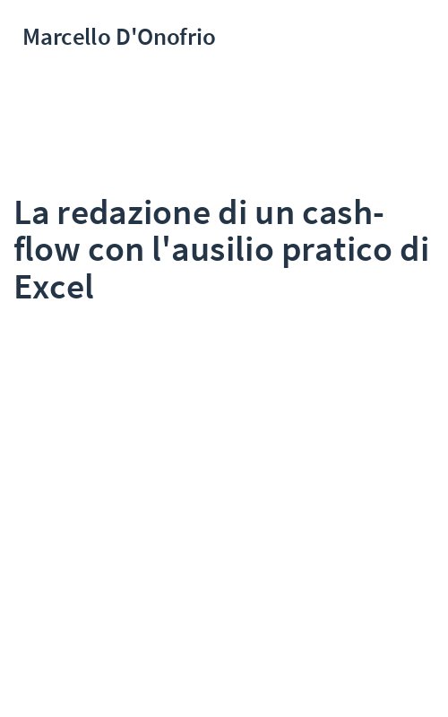 La redazione di un cash-flow con l'ausilio pratico di Excel