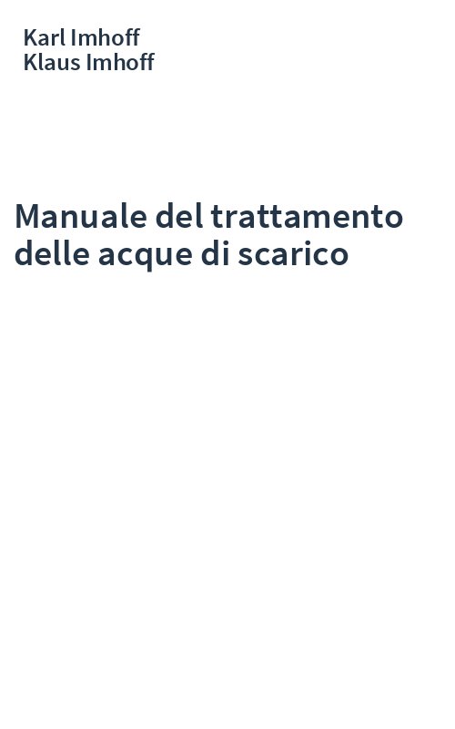 Manuale del trattamento delle acque di scarico