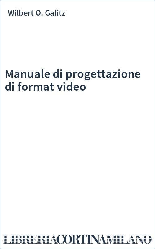 Manuale di progettazione di format video