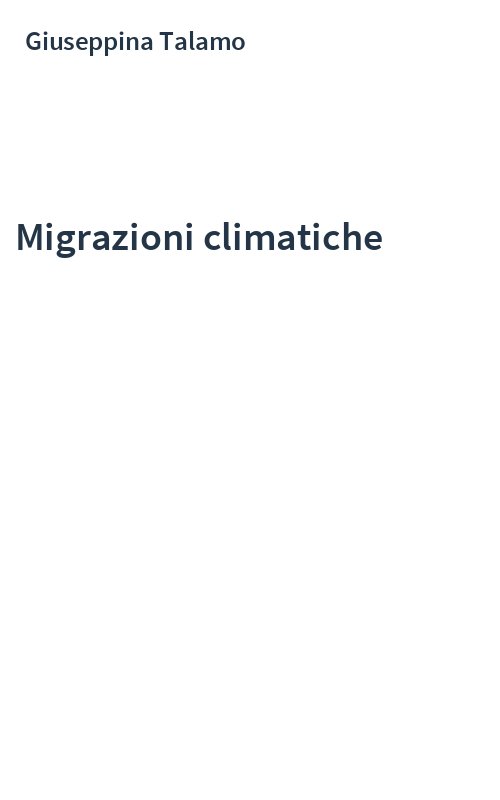 Migrazioni climatiche