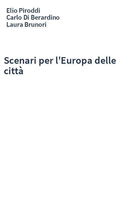 Scenari per l'Europa delle città