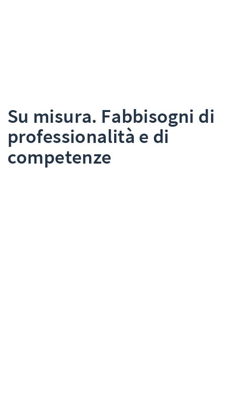 Su misura. Fabbisogni di professionalità e di competenze
