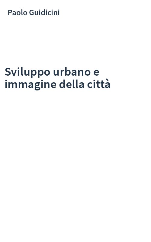 Sviluppo urbano e immagine della città