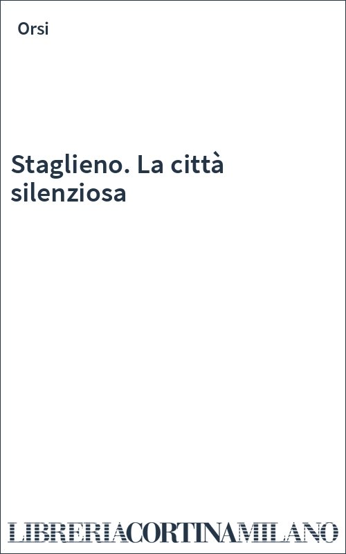 Staglieno. La città silenziosa