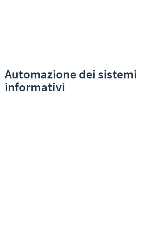 Automazione dei sistemi informativi