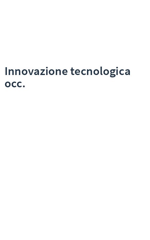Innovazione tecnologica occ.