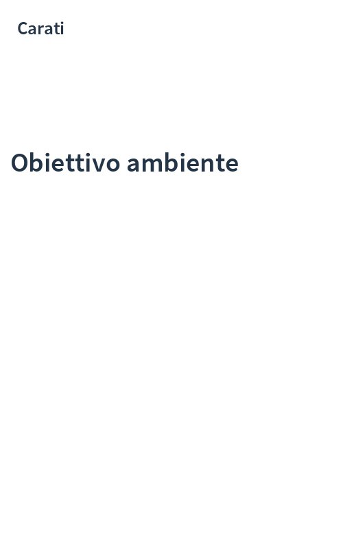 Obiettivo ambiente