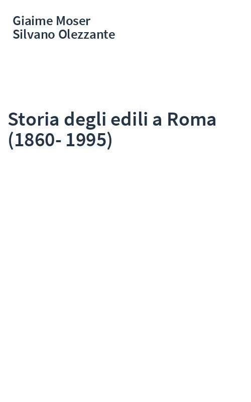 Storia degli edili a Roma (1860-1995)