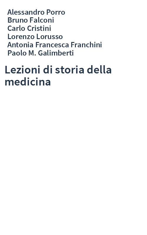 Lezioni di storia della medicina