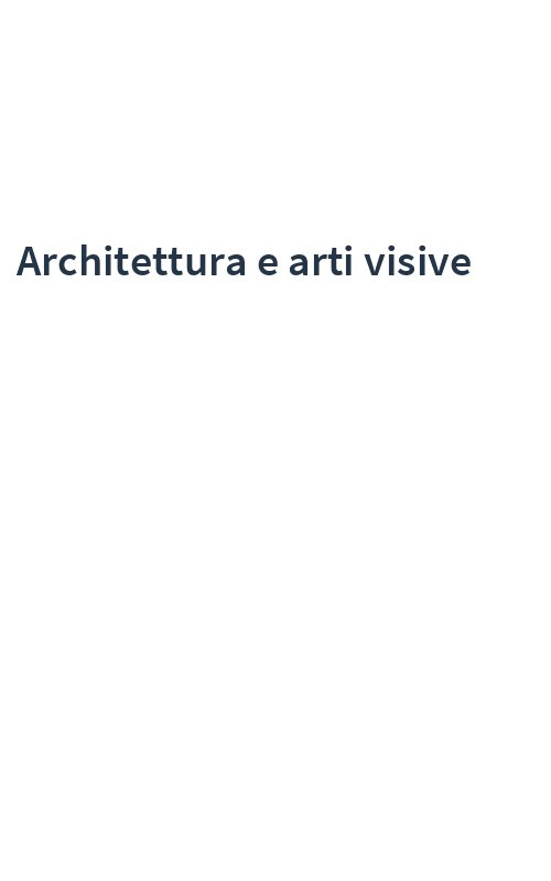 Architettura e arti visive