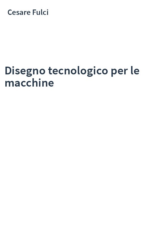 Disegno tecnologico per le macchine