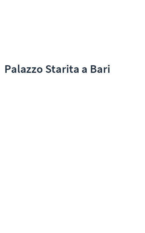Palazzo Starita a Bari
