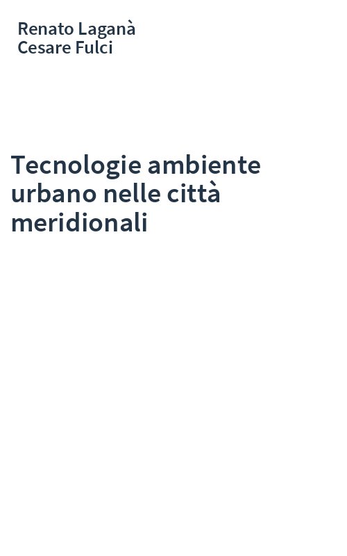 Tecnologie ambiente urbano nelle città meridionali