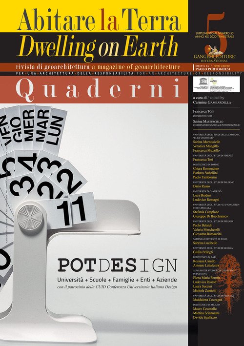Abitare la terra-Dwelling on earth. Quaderni. Supplemento alla Rivista di geoarchitettura