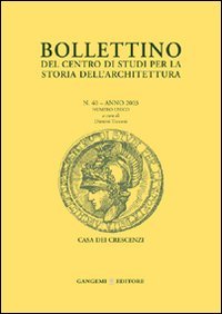 Bollettino del Centro di studi per la storia dell'architettura