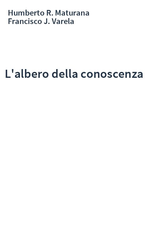 L'albero della conoscenza