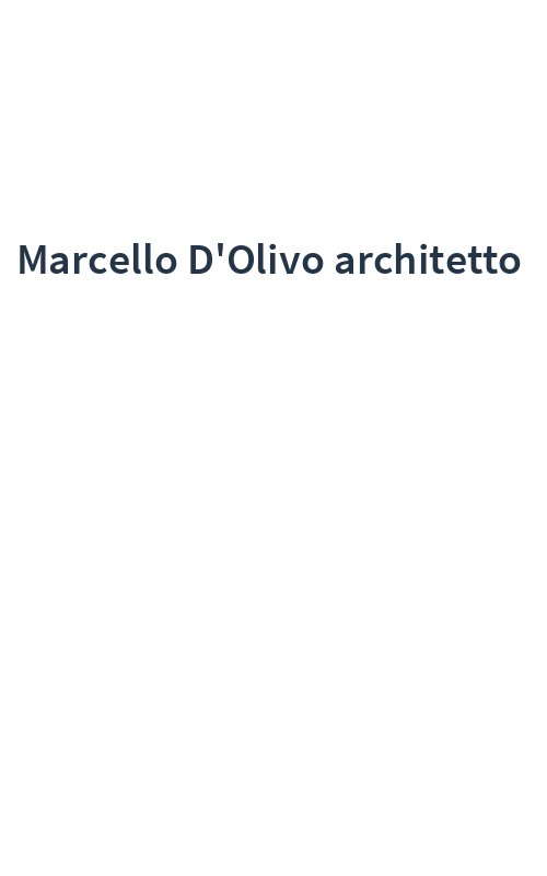 Marcello D'Olivo architetto
