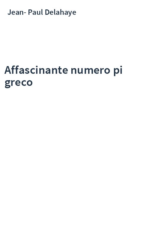 Affascinante numero pi greco