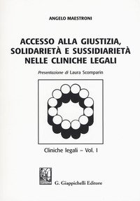Accesso alle giustizia, solidarietà e sussidiarietà nelle cliniche legali. Cliniche legali