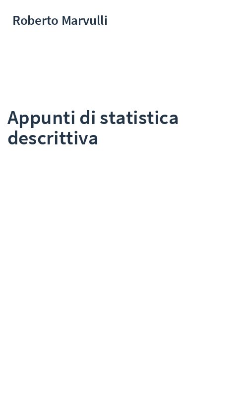 Appunti di statistica descrittiva