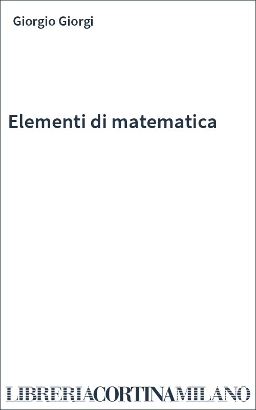 Elementi di matematica
