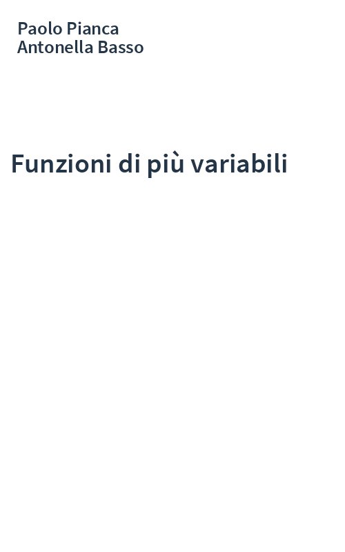 Funzioni di più variabili