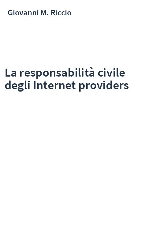 La responsabilità civile degli Internet providers