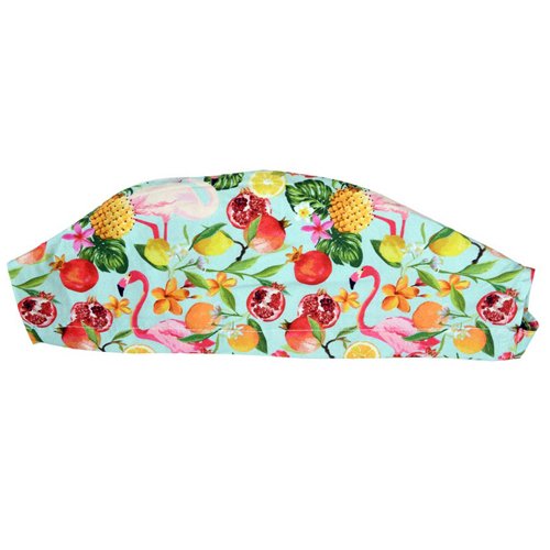 Cappellino chirurgico fantasia flamingo (taglia M)