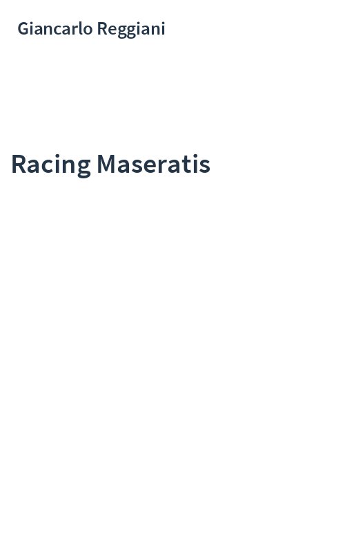 Racing Maseratis