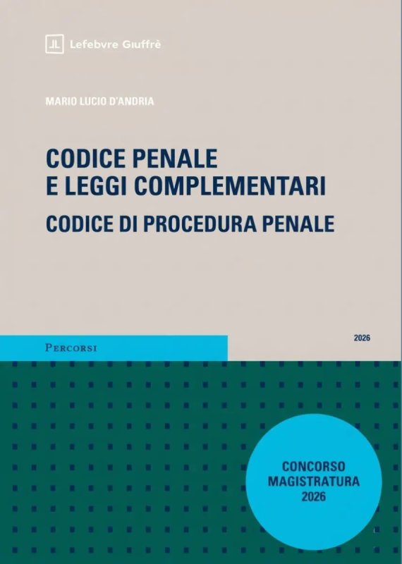 Codice penale Magistratura 2026 con addenda