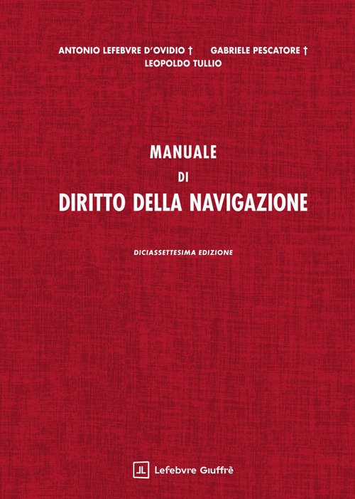 Manuale di diritto della navigazione
