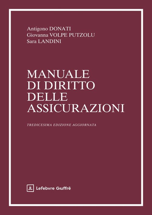 Manuale di diritto delle assicurazioni