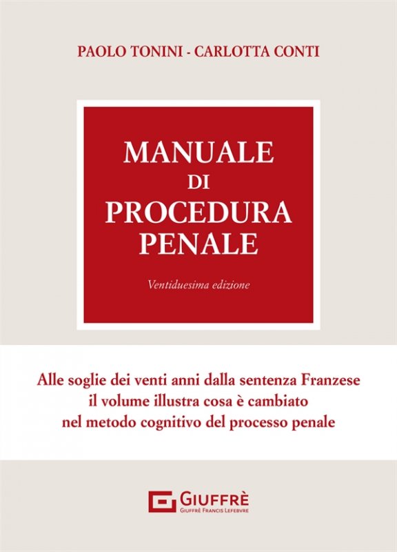 Manuale di procedura penale