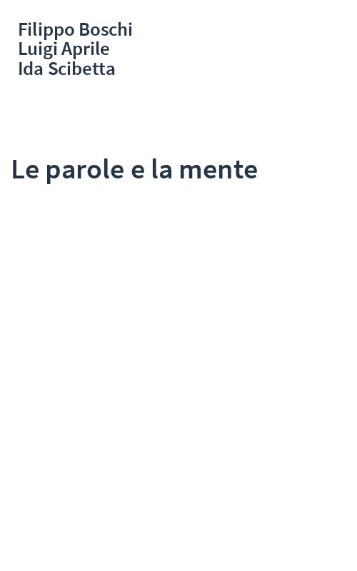 Le parole e la mente