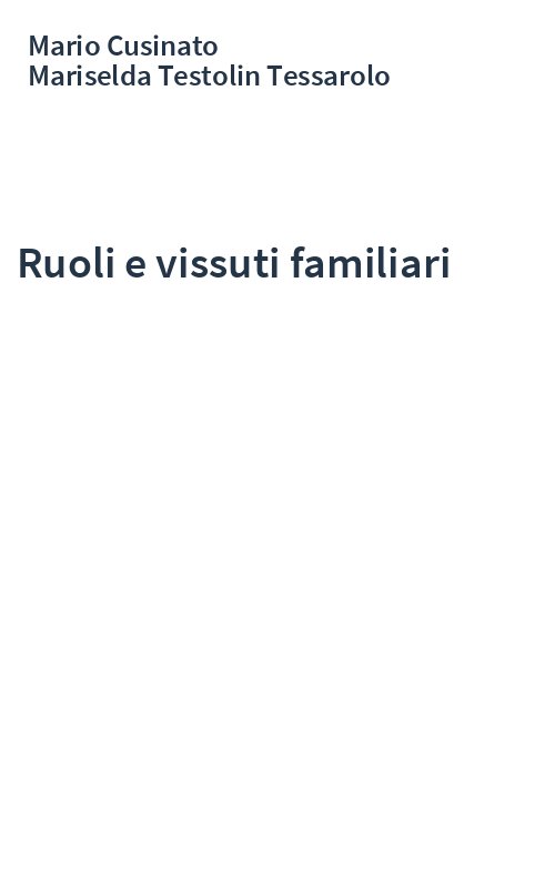 Ruoli e vissuti familiari