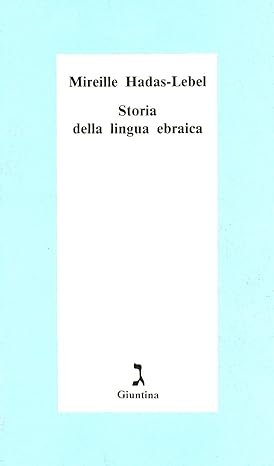 Storia della lingua ebraica